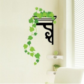 Green Leaves Wall Sticker